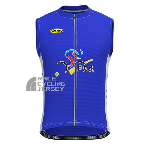 2003 France Sleeveless Cycling Jersey