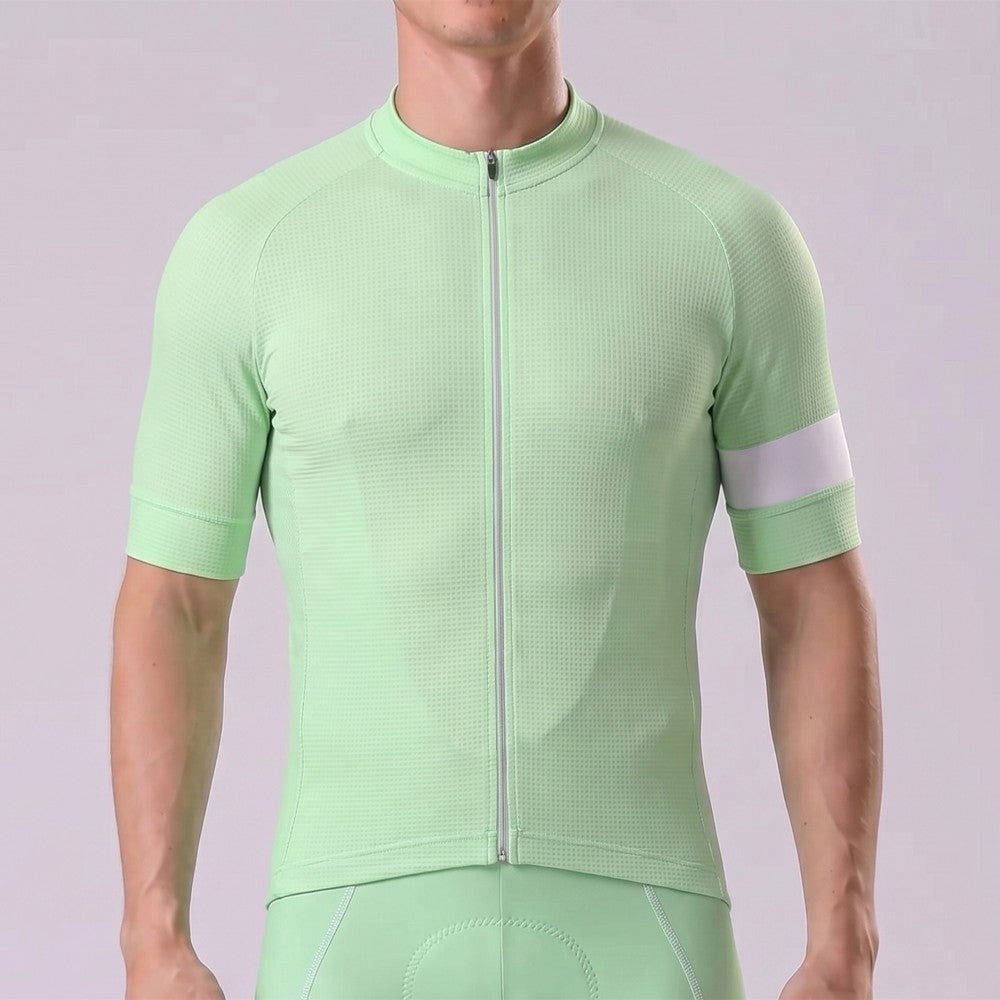 Matcha Green Short Sleeves Cycling Jersey