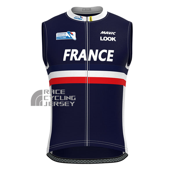 France LOOK Sleeveless Cycling Jersey