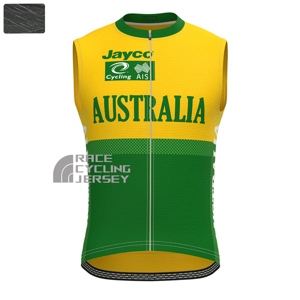 Jayco Australia Windproof Sleeveless Cycling Jersey