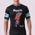 Rider Bianchi Short Sleeves Cycling Jersey