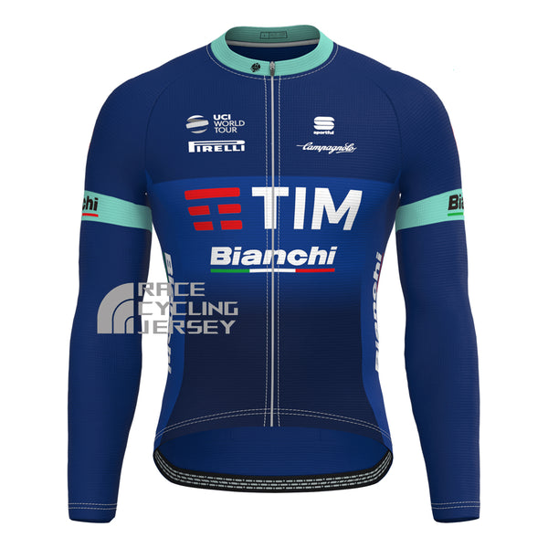TIM Bianchi Long Sleeves Cycling Jersey