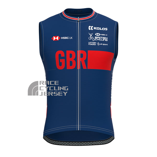 United Kingdom Sleeveless Cycling Jersey