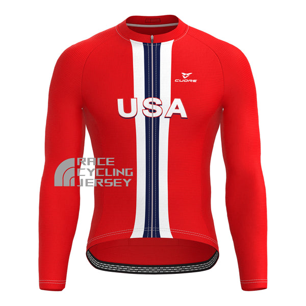 United States Long Sleeves Cycling Jersey