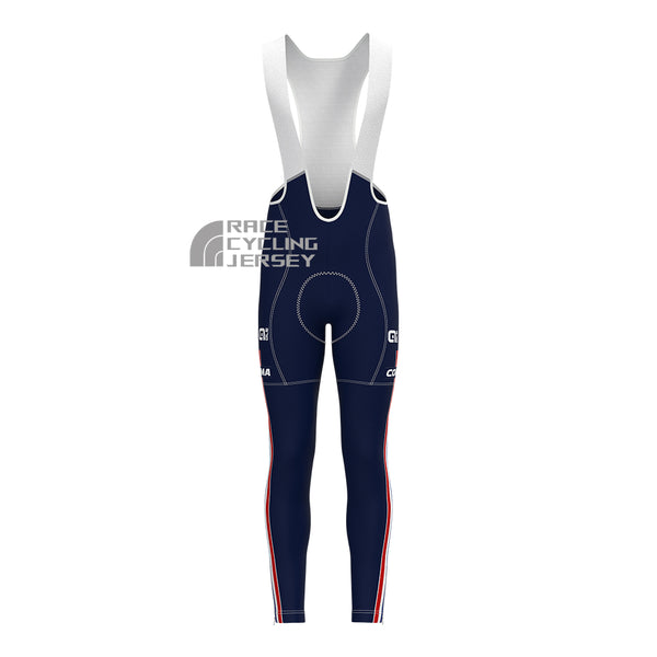 France Red Bib Cycling Pants