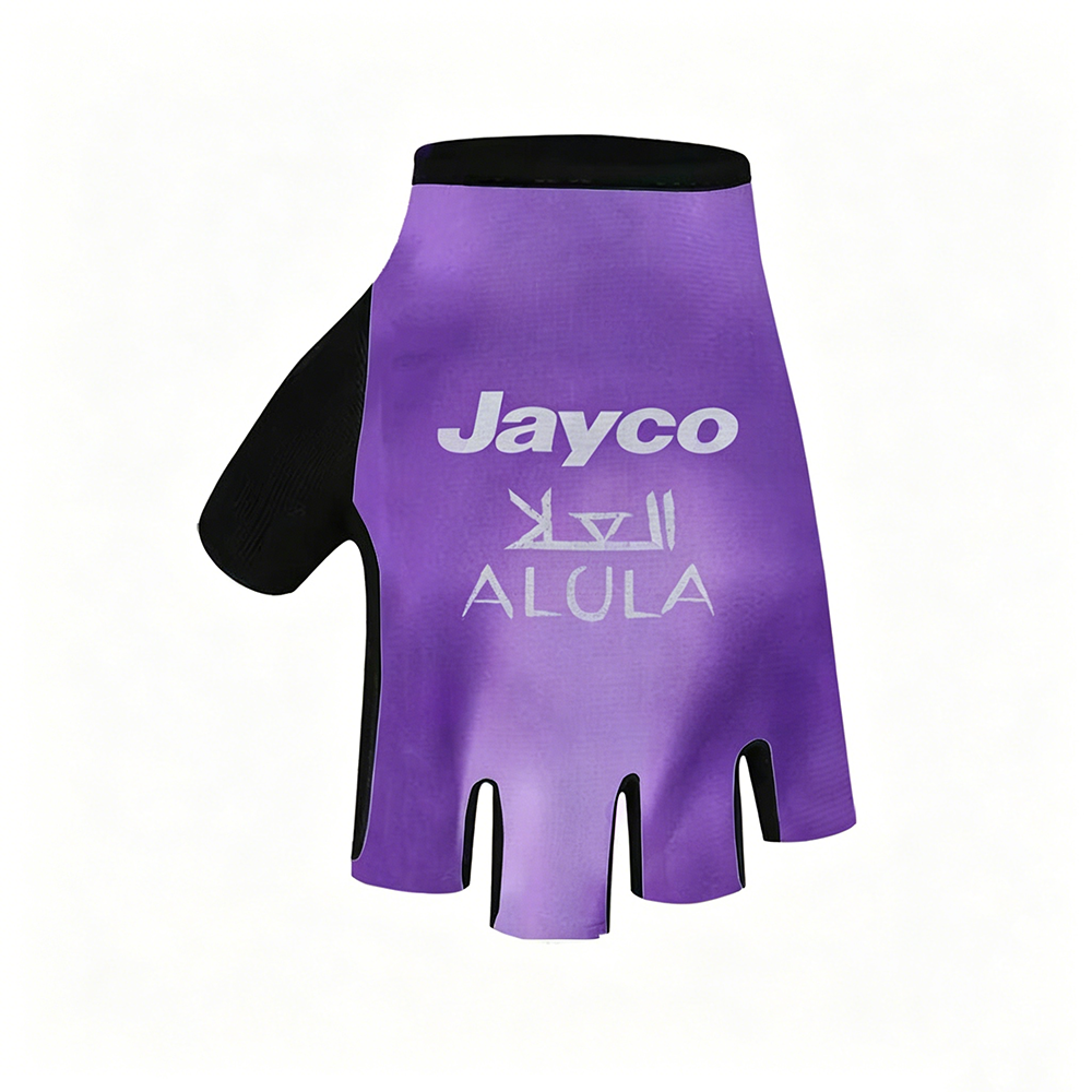 Jayco AlUla Purple Cycling Gloves