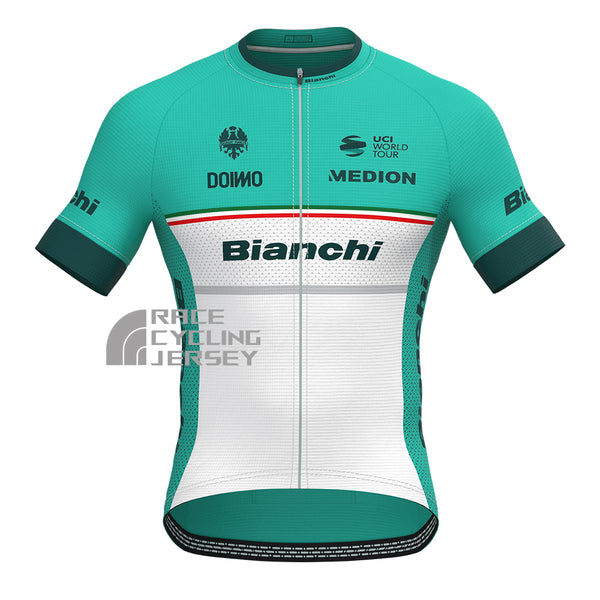UCI Bianchi Short Sleeves Cycling Jersey
