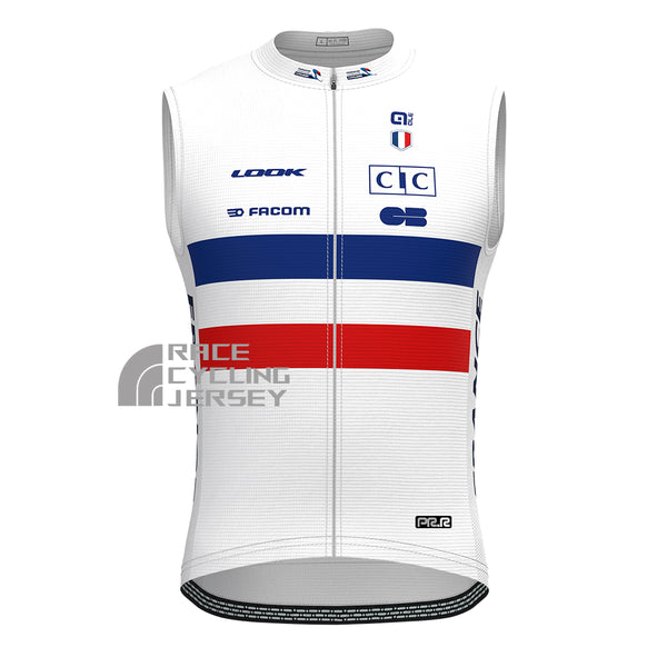 France CIC Sleeveless Cycling Jersey