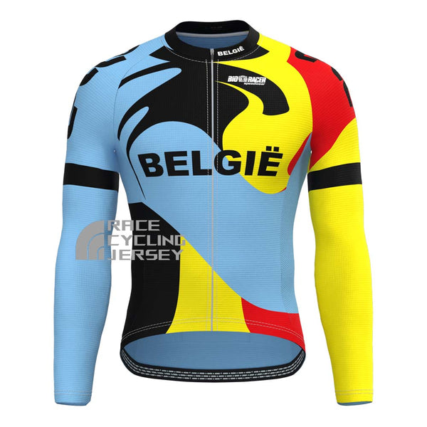 Belgium Long Sleeves Cycling Jersey