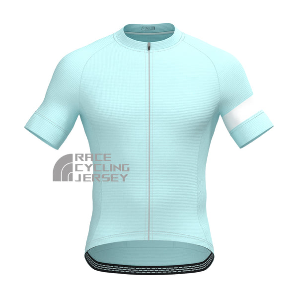 Glacier Blue Short Sleeves Cycling Jersey