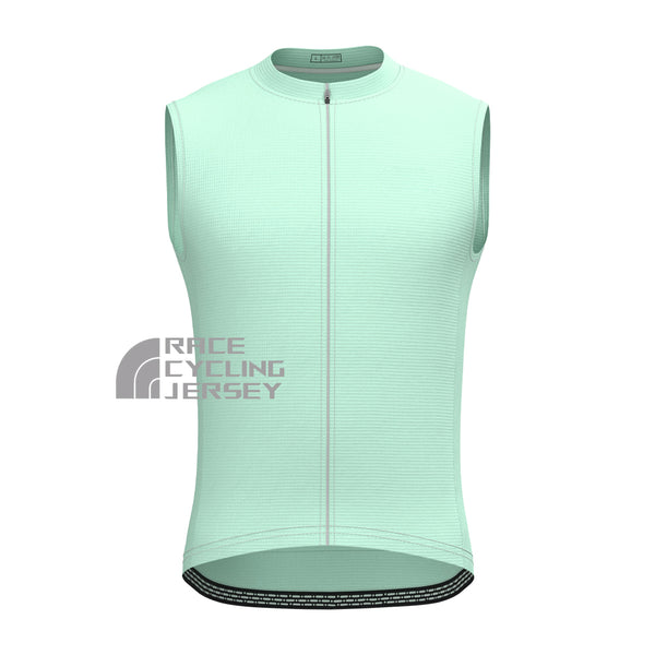 Macaron Green Sleeveless Cycling Jersey