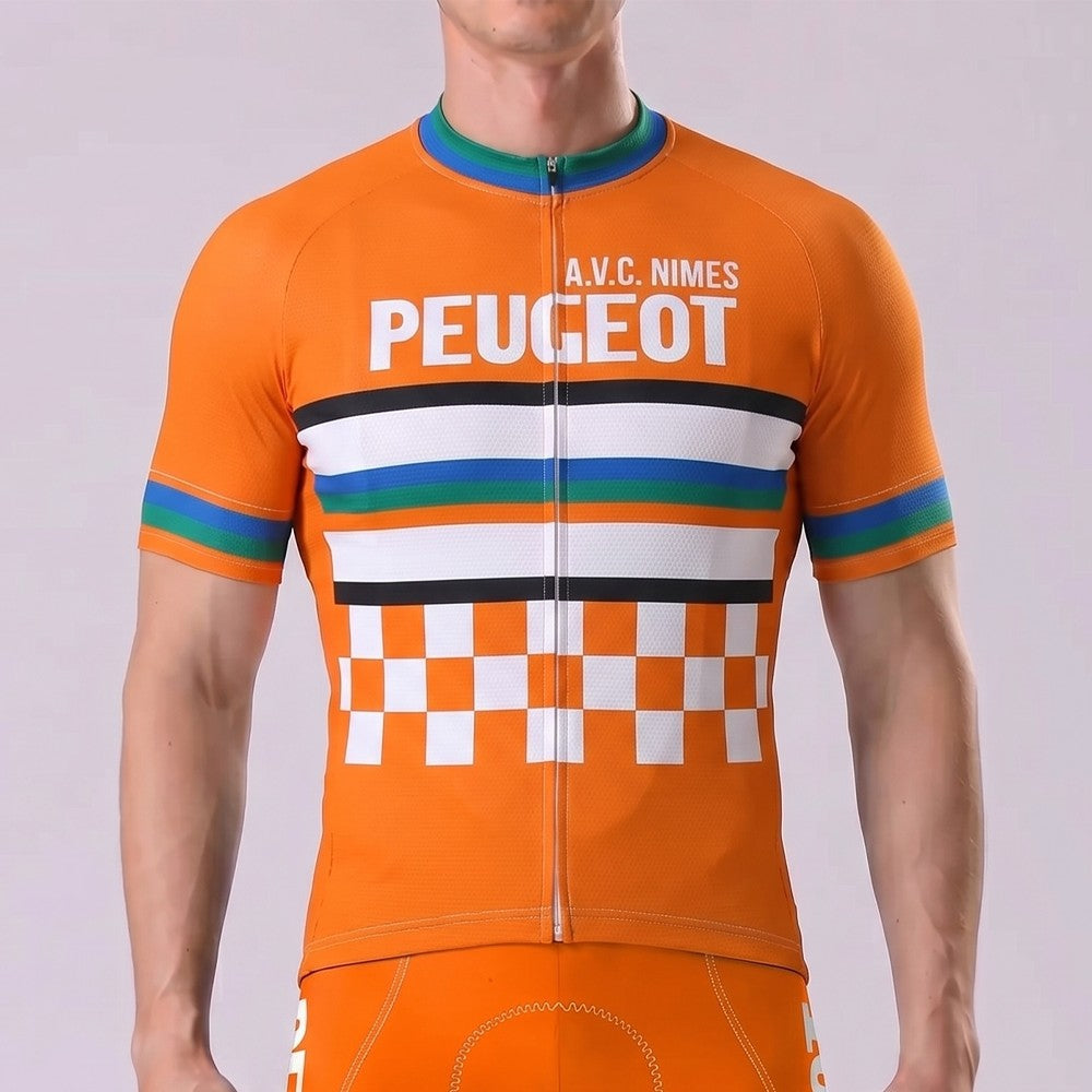 1983 Peugeot Short Sleeves Cycling Jersey