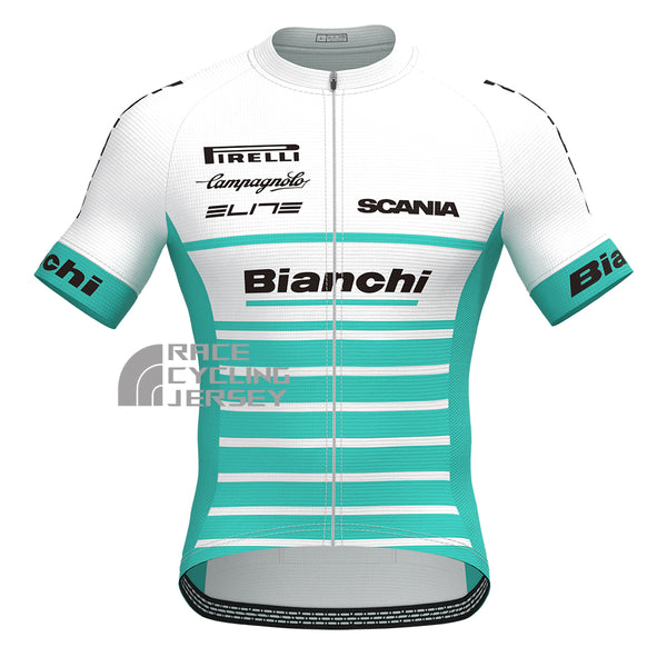 MEDION Bianchi Short Sleeves Cycling Jersey