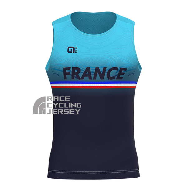 France Deep Blue Cycling Vests
