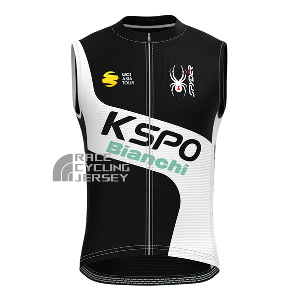 KSPO Bianchi Sleeveless Cycling Jersey