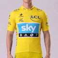 2015 Sky Yellow Short Sleeves Cycling Jersey