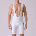 White MOLTENI Bib Cycling Shorts
