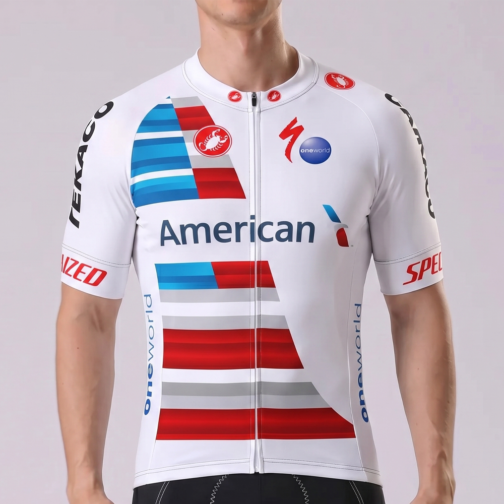 AMERICAN Short Sleeves Cycling Jersey