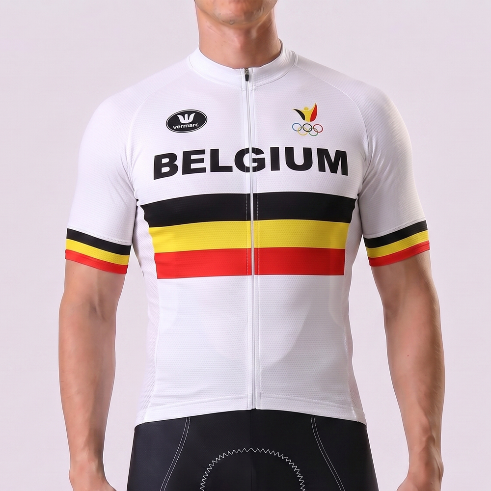 Belgium Galou Short Sleeves Cycling Jersey