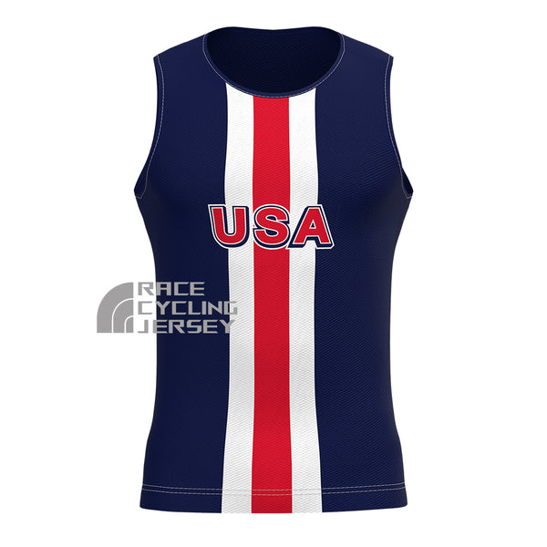 United States Blue Cycling Vests