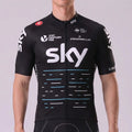 2017 Sky Castelli Short Sleeves Cycling Jersey