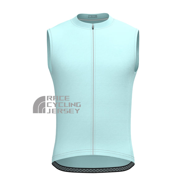 Glacier Blue Sleeveless Cycling Jersey