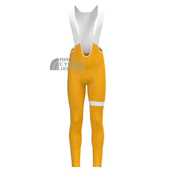 Orange Bib Cycling Pants