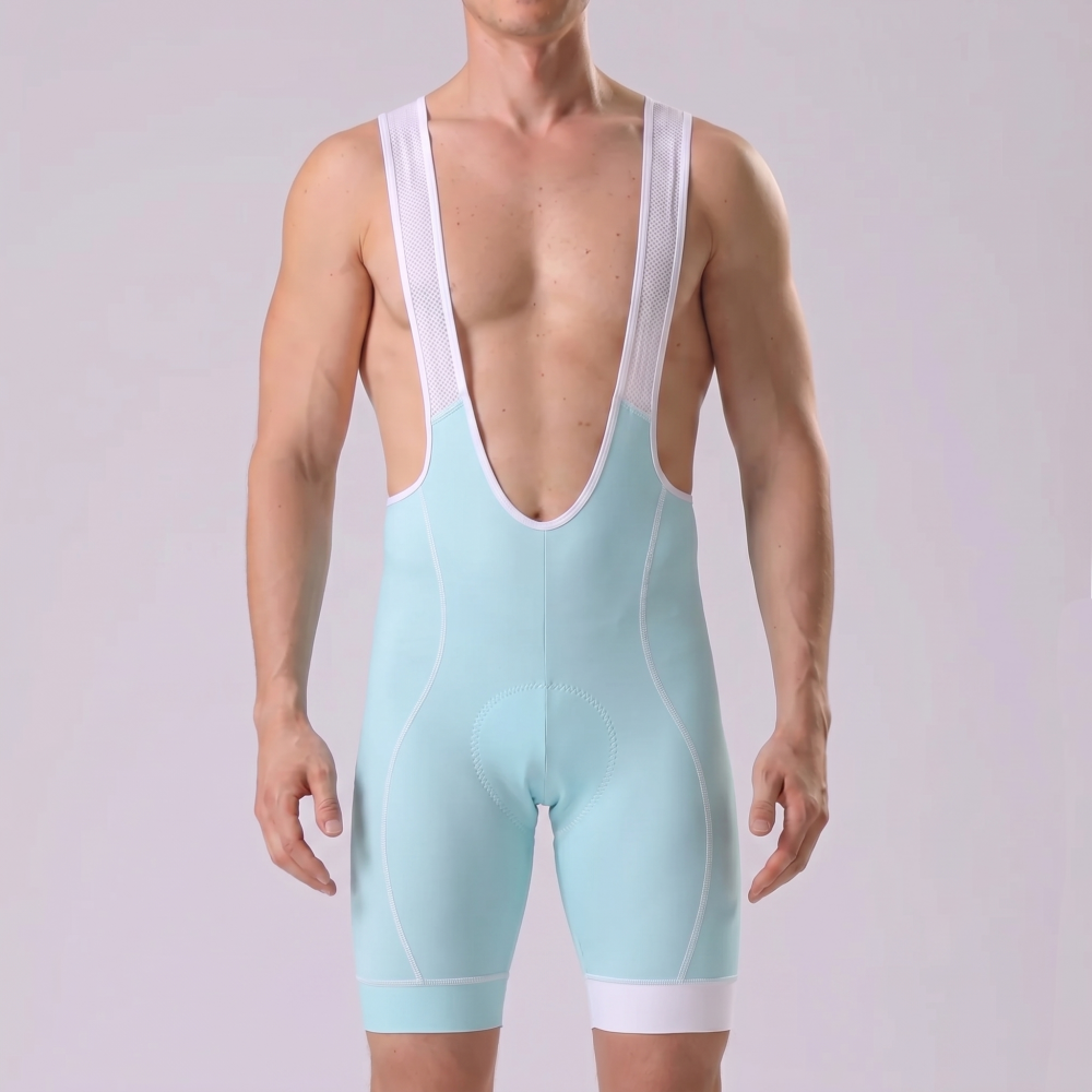 Glacier Blue Bib Cycling Shorts