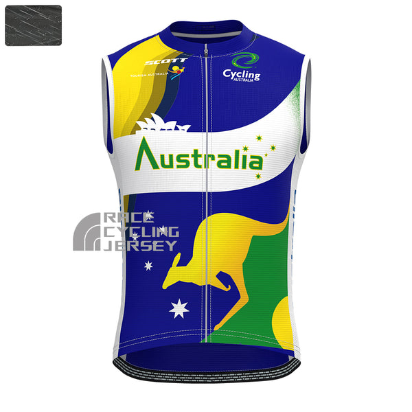 Australia Windproof Sleeveless Cycling Jersey