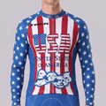 UNITED STATE OF AMERICA Long Sleeves Cycling Jersey