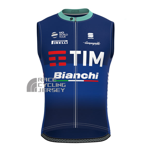 TIM Bianchi Sleeveless Cycling Jersey
