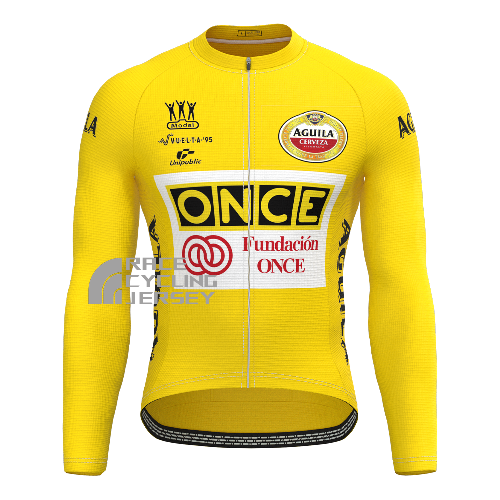1995 Fundacion Long Sleeves Cycling Kits