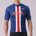 USA Short Sleeves Cycling Jersey