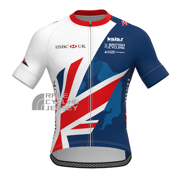 2017 United Kingdom Short Sleeves Cycling Jersey