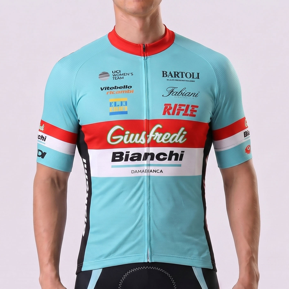 2017 Bianchi Short Sleeves Cycling Jersey