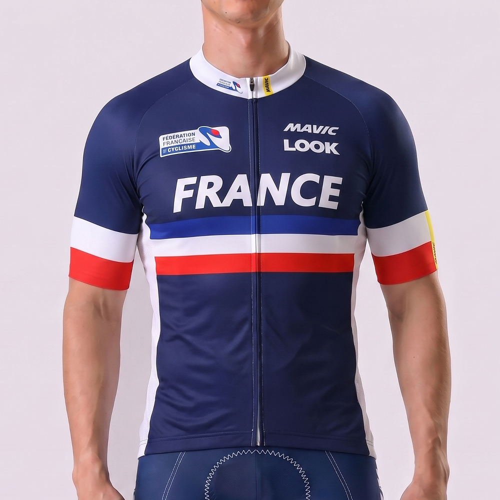 France LOOK Short Sleeves Cycling Jersey
