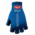 Gradient Blue Alpecin Pro Team Bike Half Finger Mitts