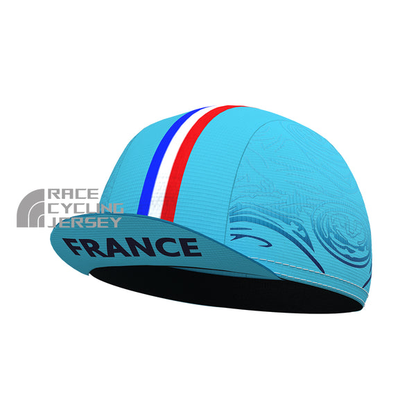 France Deep Blue Cycling Cap