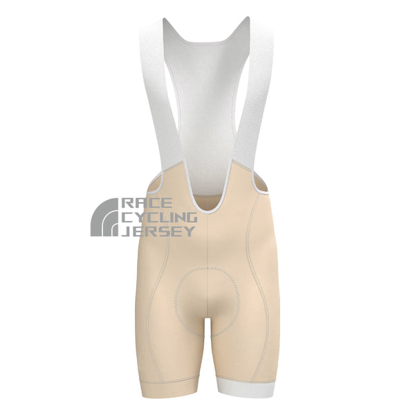 Light Khaki Bib Cycling Shorts