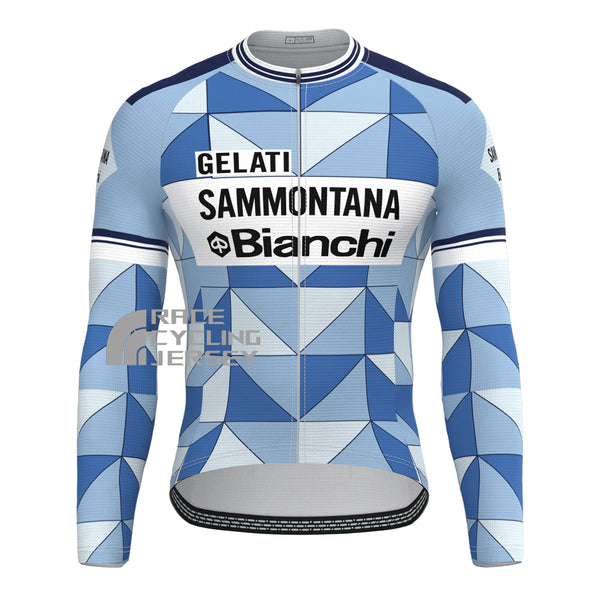1986 Bianchi Long Sleeves Cycling Jersey