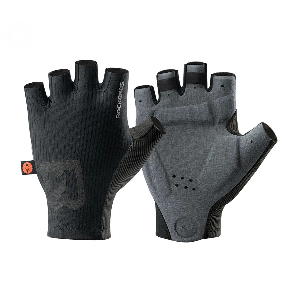 ROCKBROS Ribbed Logo Cycling Gloves