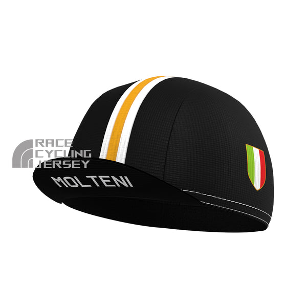 Black MOLTENI Cycling Cap