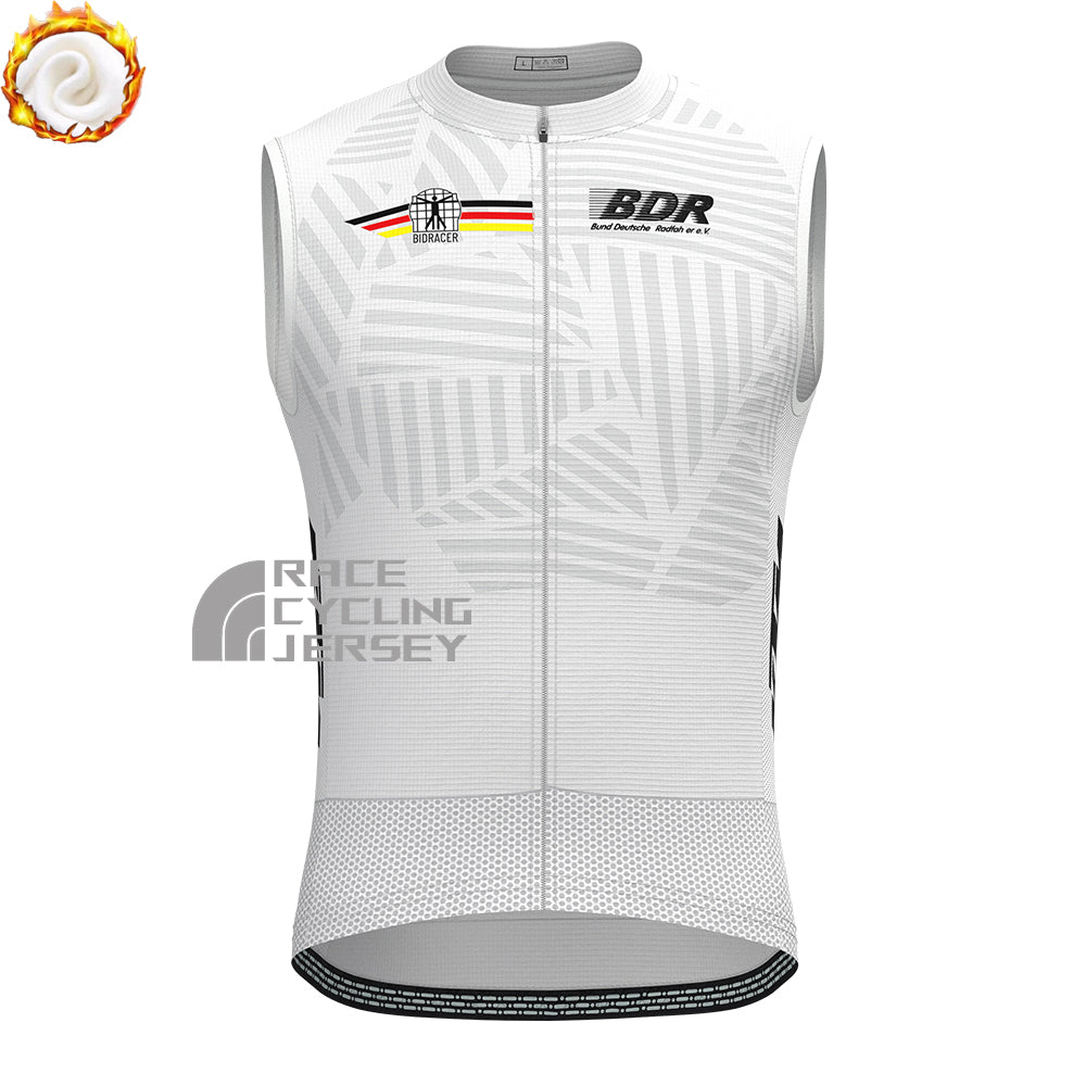 2023 Germany Fleece Sleeveless Cycling Jersey
