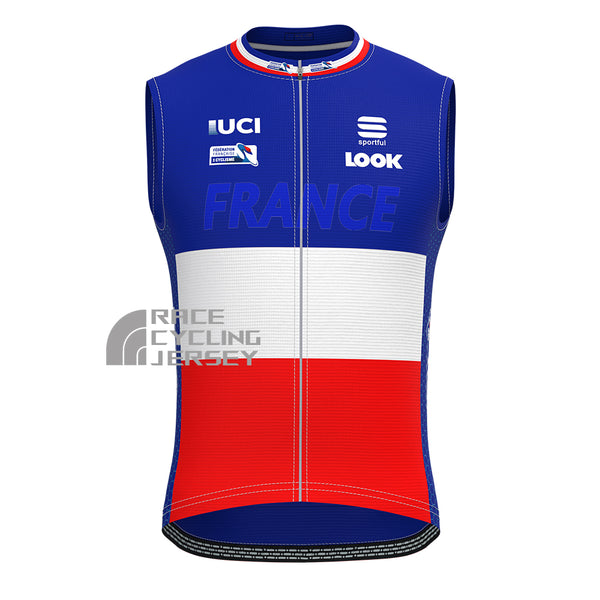 France FDJ Sleeveless Cycling Jersey