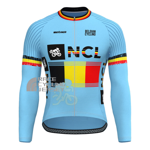 Belgium GillesVC Long Sleeves Cycling Jersey