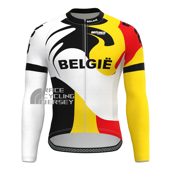 Belgium Froomeyy Long Sleeves Cycling Jersey
