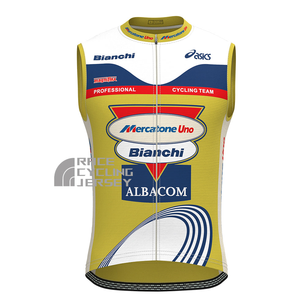 1999 Bianchi Fleece Sleeveless Cycling Jersey