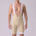Light Khaki Bib Cycling Shorts