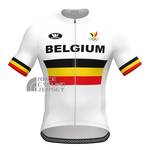 Belgium Galou Short Sleeves Cycling Jersey