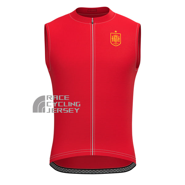 Spain Sleeveless Cycling Jersey